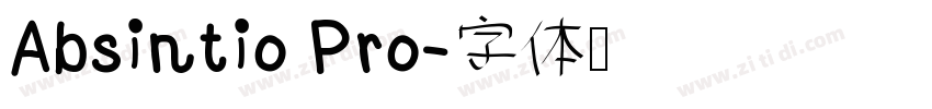 Absintio Pro字体转换